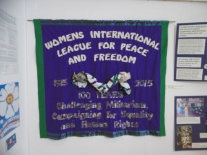 Banner celebrating 100 years of WILPF